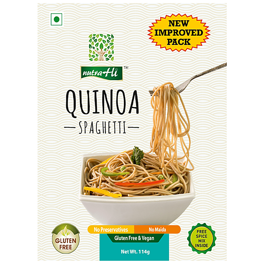 Buy NutraHi Quinoa Pasta - Spaghetti Online at Best Price of Rs 90 -  bigbasket