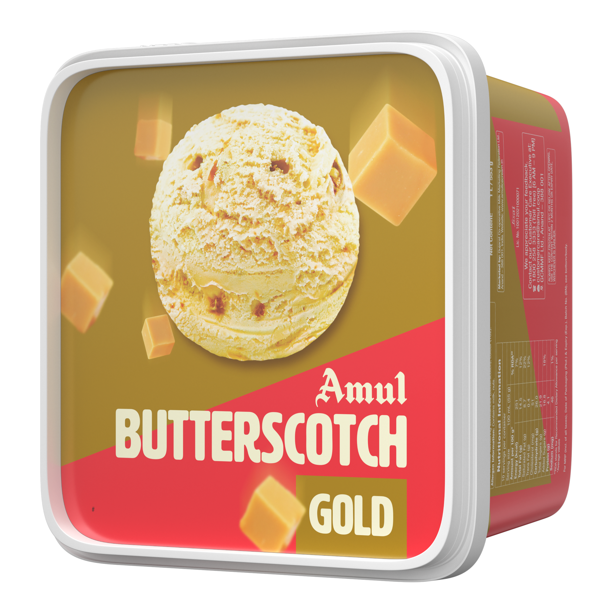 Buy Amul Ice Cream - Gold, Butterscotch Online at Best Price of Rs