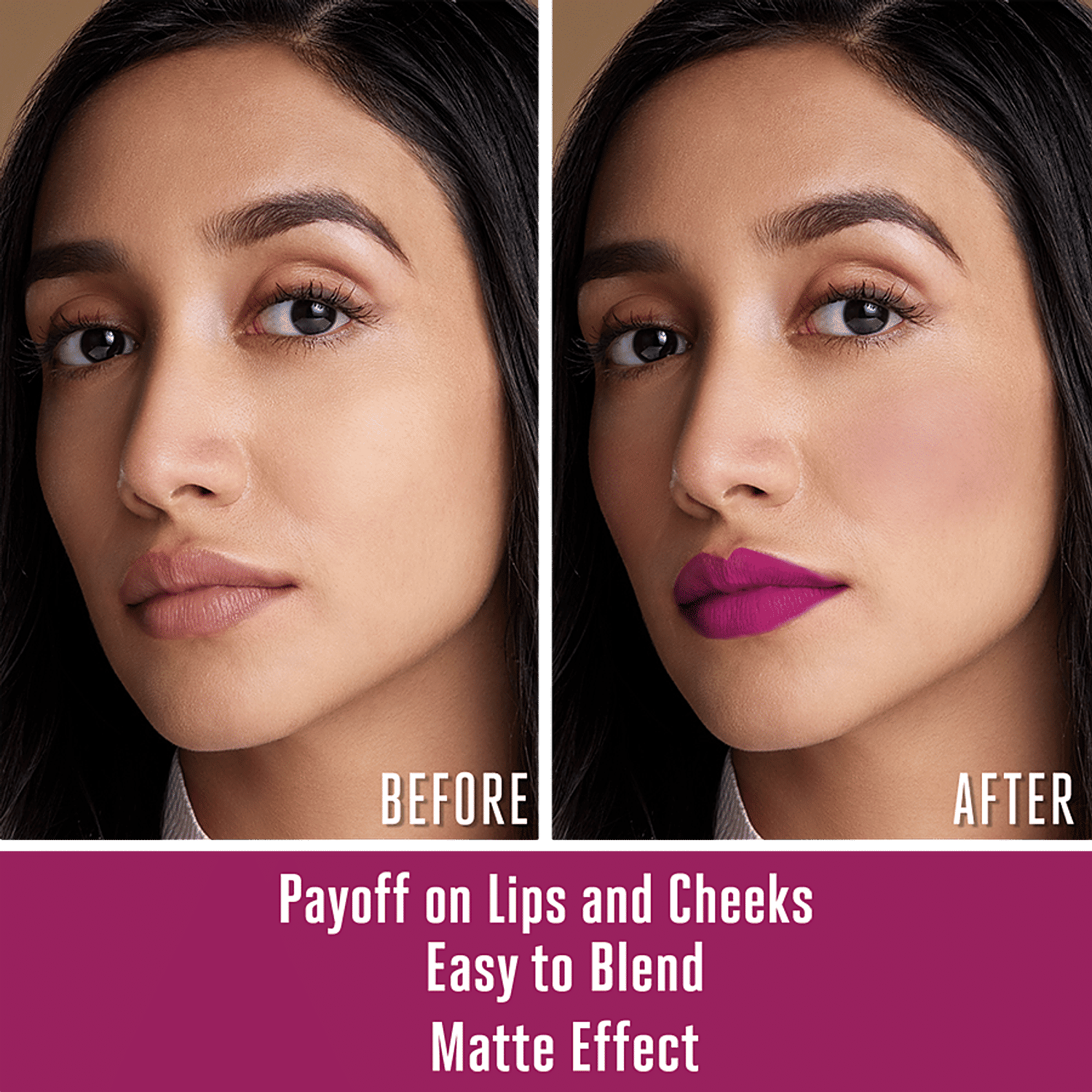 lakme magenta kiss