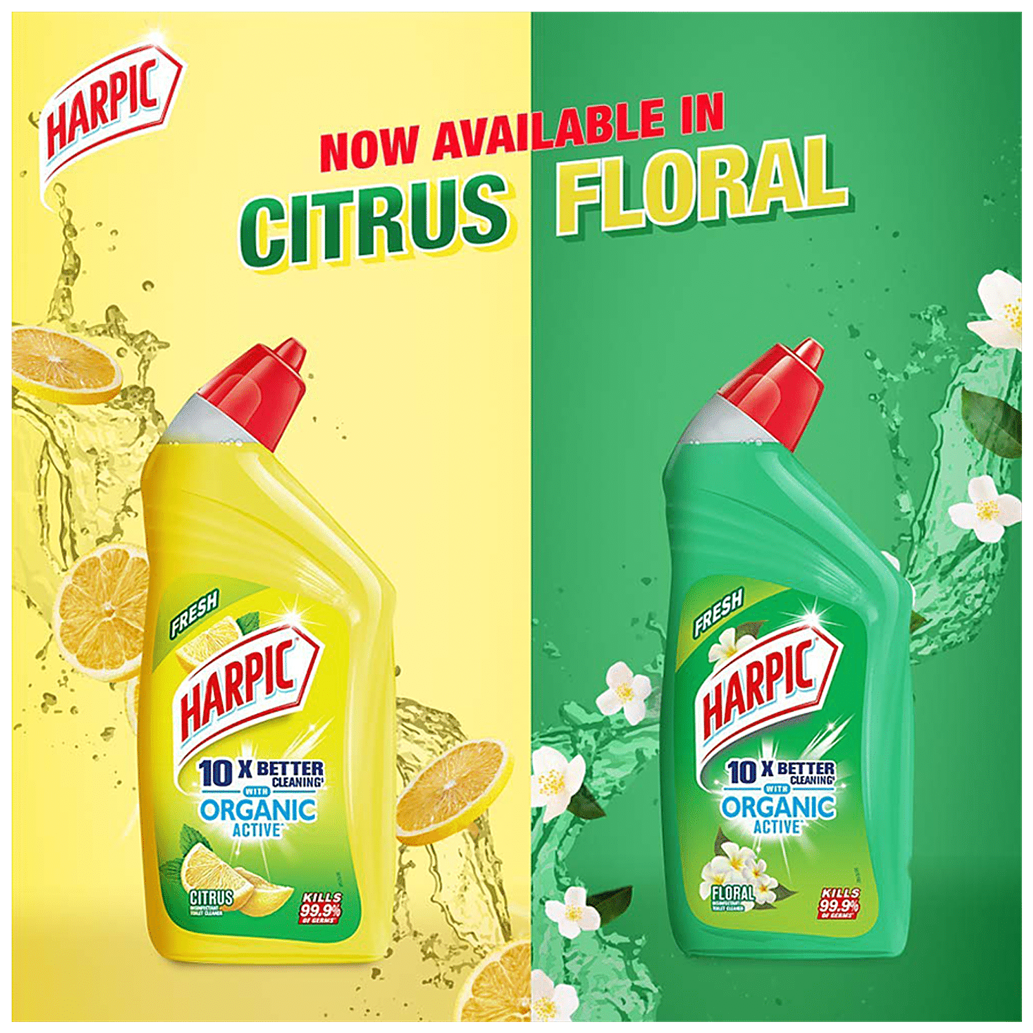 Buy Harpic Toilet Cleaner 1 L + Bathroom Cleaner Citrus 500 ml Online at  Best Price of Rs 309 - bigbasket