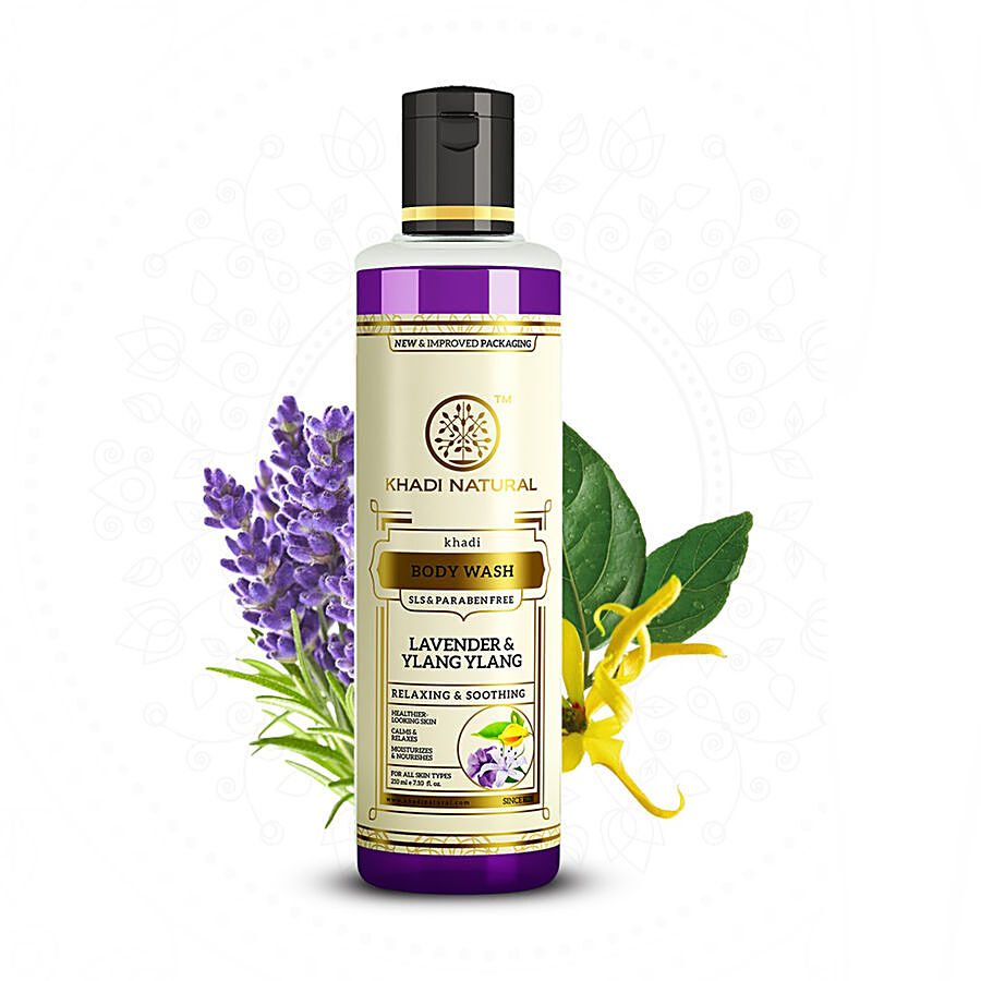 Buy Khadi Natural Lavender & Ylang Ylang Body Wash - SLS & Paraben Free  Online at Best Price of Rs 239.2 - bigbasket