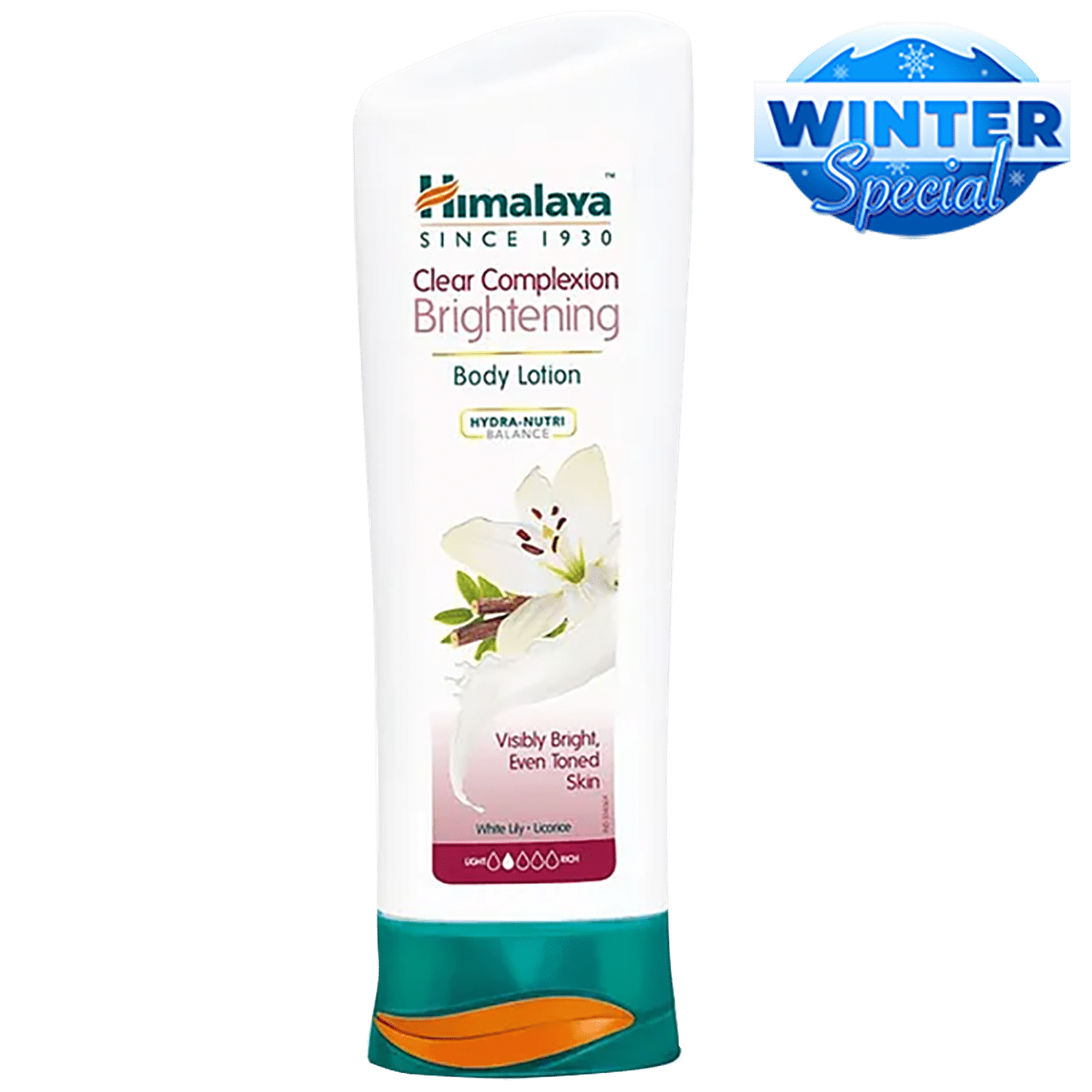 Himalaya Clear Complexion Brightening Body Lotion Even Toned Skin White Lily Licorice 200 ml