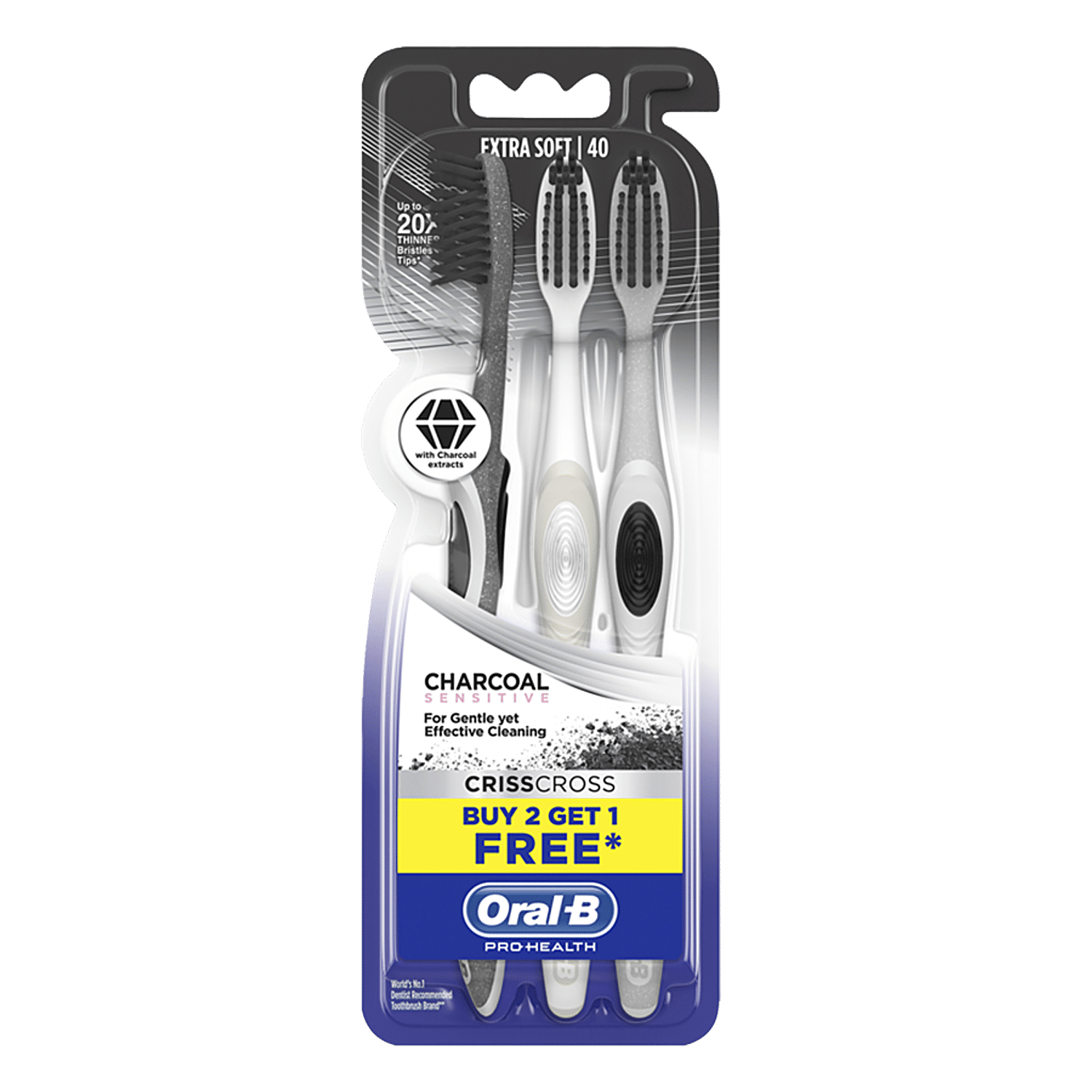 charcoal toothbrush oral b