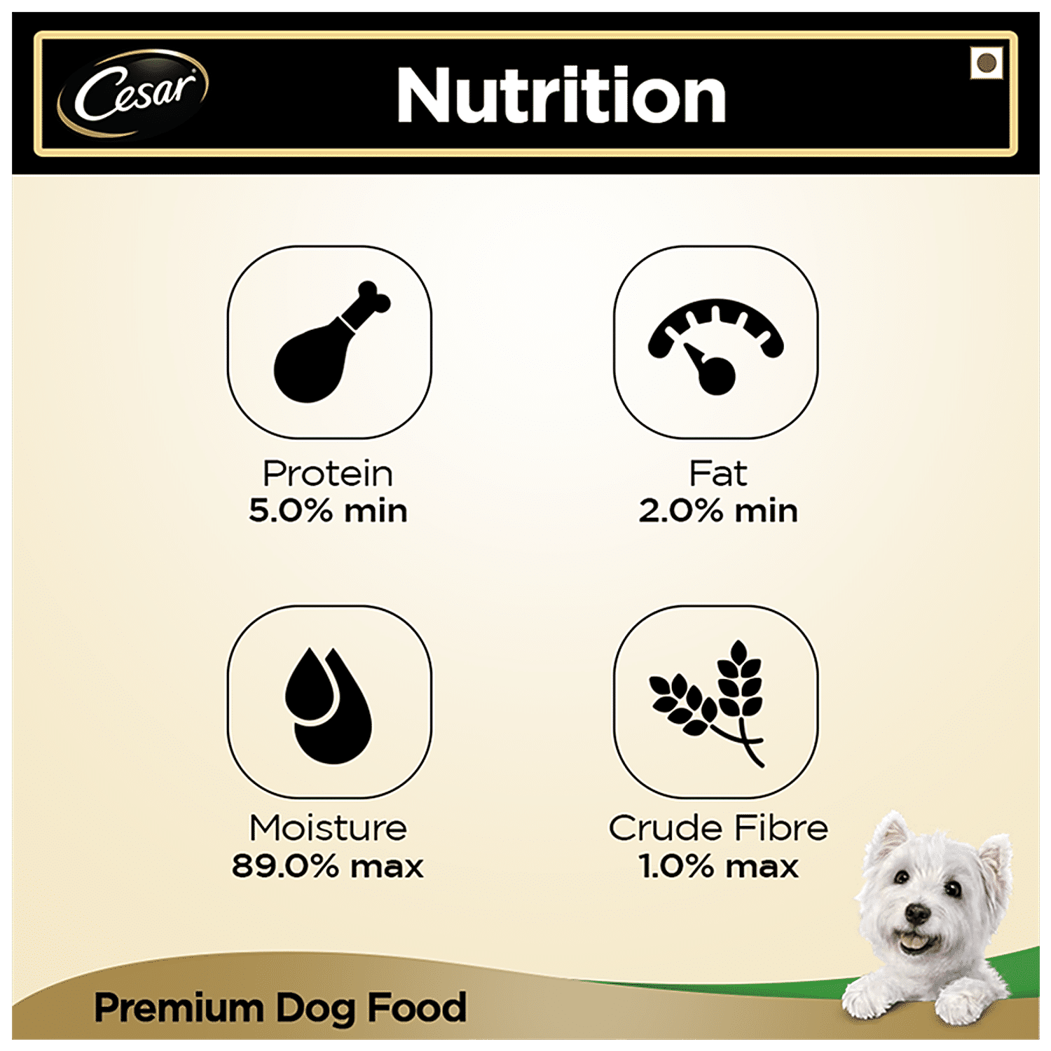 Buy Cesar Premium Adult Wet Dog Food Lamb Vegetables Online at