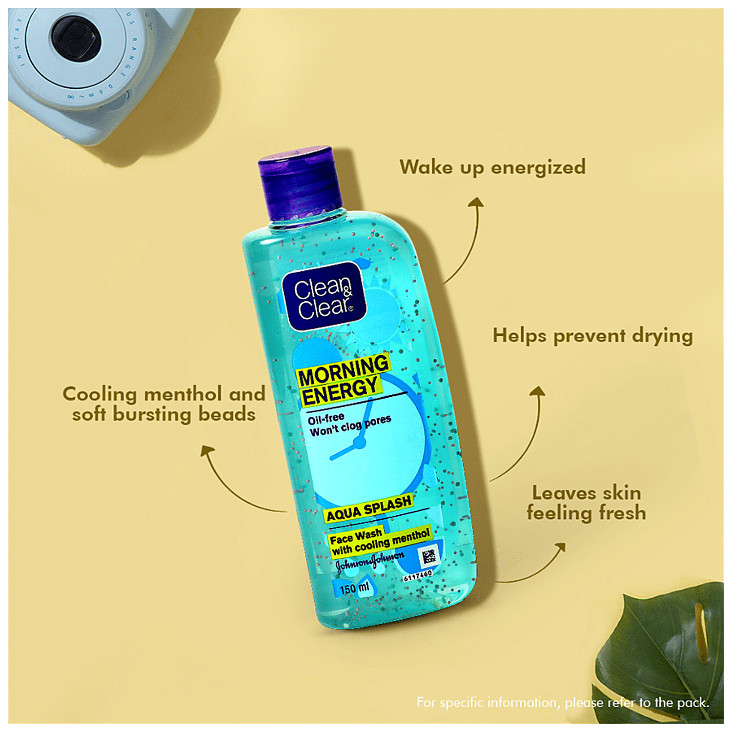 Buy Clean & Clear Morning Energy Aqua Splash Face Wash Online at Best Price  of Rs 90.25 - bigbasket