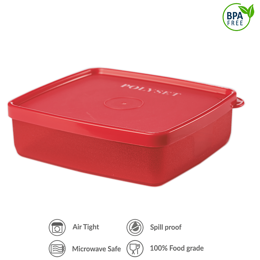 Buy Polyset Magic Seal Storage Containers - Plastic, Square, Royal Blue,  High Quality, Sturdy Online at Best Price of Rs 275 - bigbasket