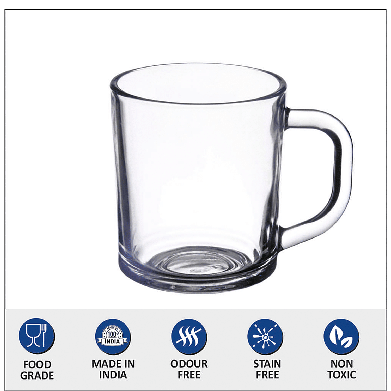 Buy Union Glass Juice/Coffee Glass Mugs Online at Best Price of Rs 595 -  bigbasket