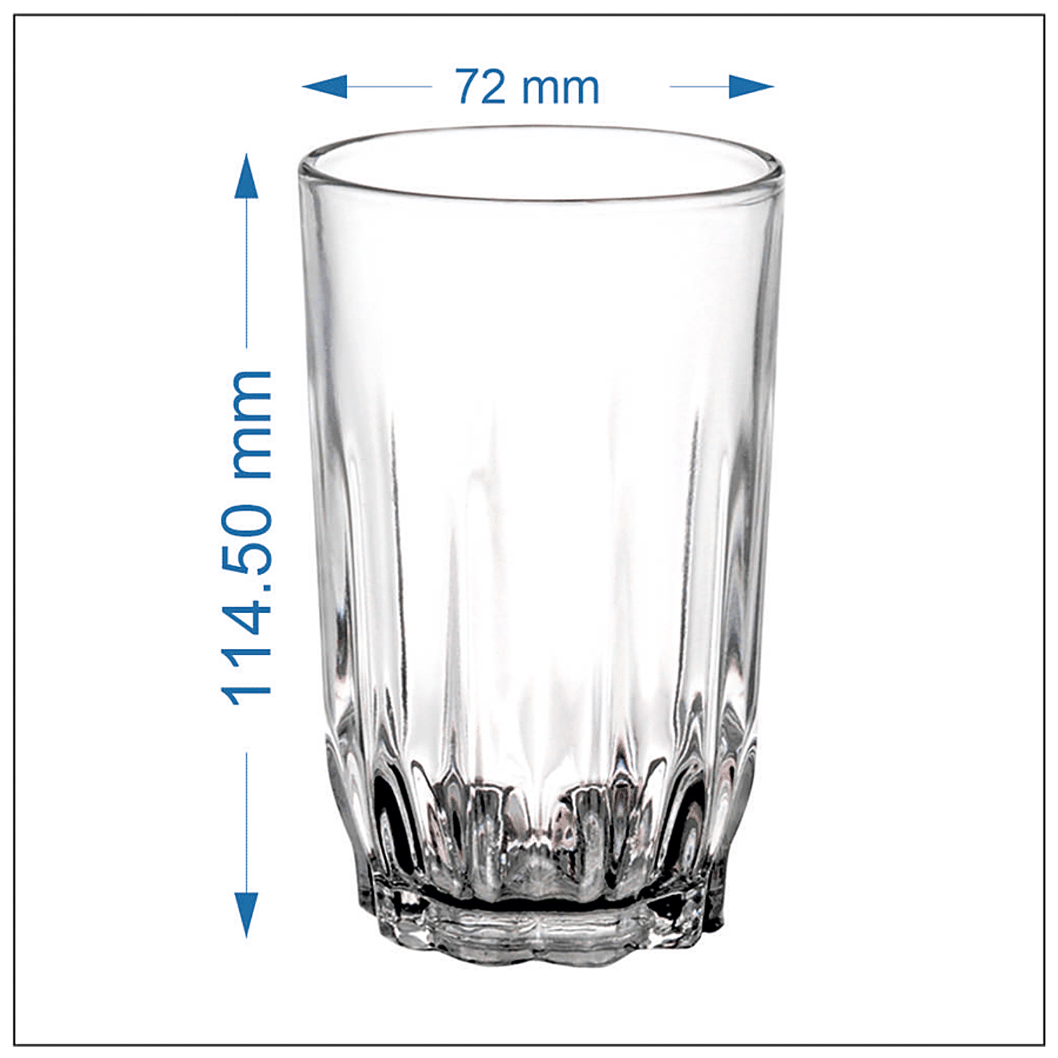 Buy Yera Glass Tumbler - Straight, With Heavy Bottom, Food Grade, Odour &  Stain Free Online at Best Price of Rs 189 - bigbasket