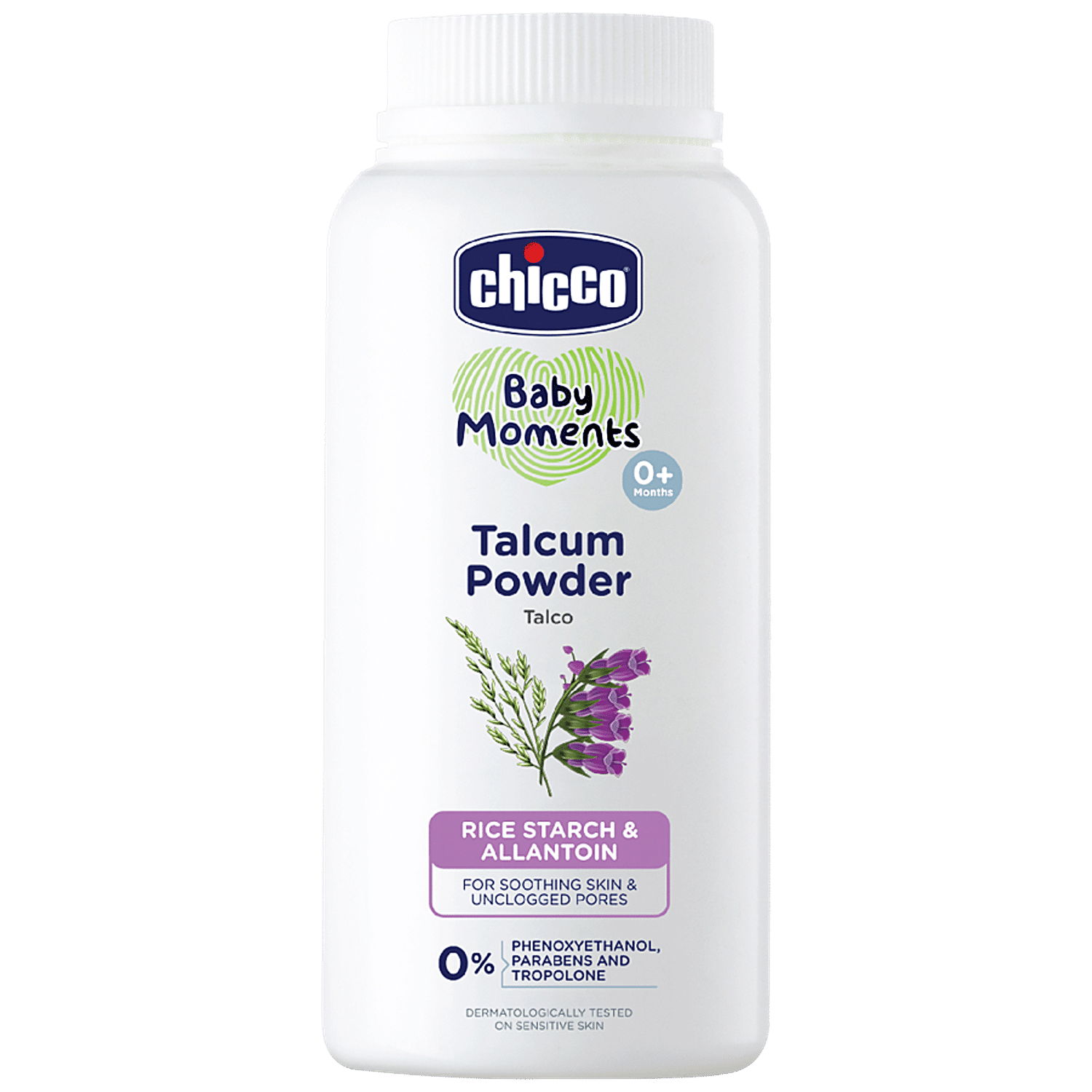 Buy Chicco Baby Moments - Talcum Powder, Rice Starch & Allantion, For  Soothing Skin & Unclogged Pores Online at Best Price of Rs 99 - bigbasket