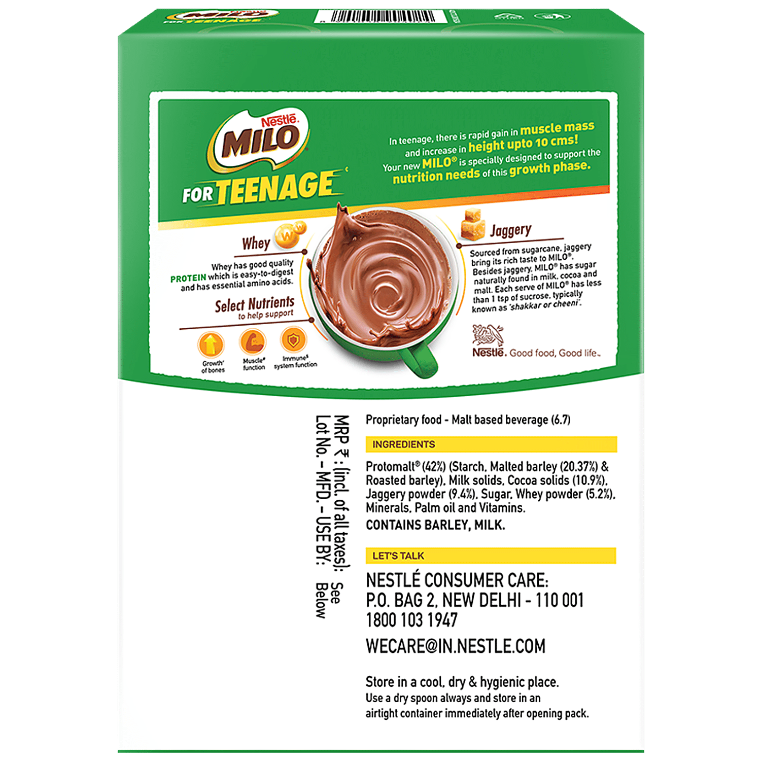 Buy Nestle Milo Nutrition Drink For Teenagers With Whey