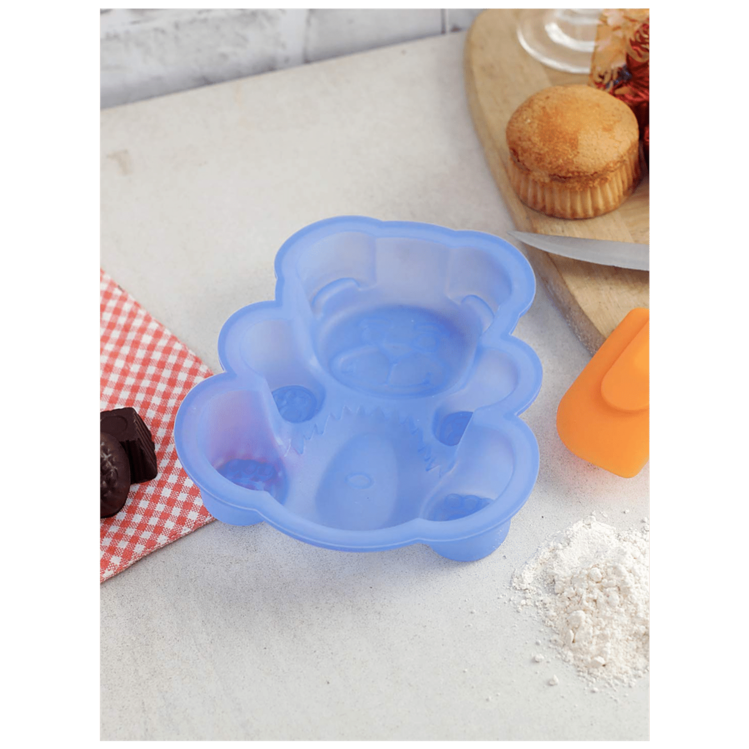 Silicone Bear Cake Mould | Blue Dusk