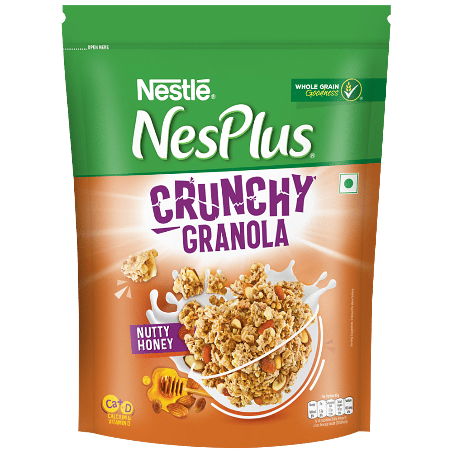 Buy Nestle Nesplus Breakfast Cereal Crunchy Granola With Nutty Honey Online At Best Price Bigbasket