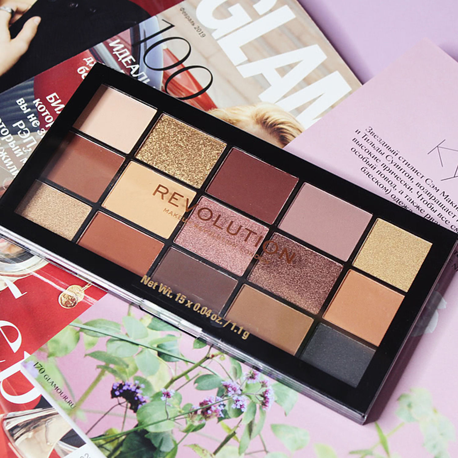 Makeup Revolution Reloaded Shadow Palette - Velvet Rose 