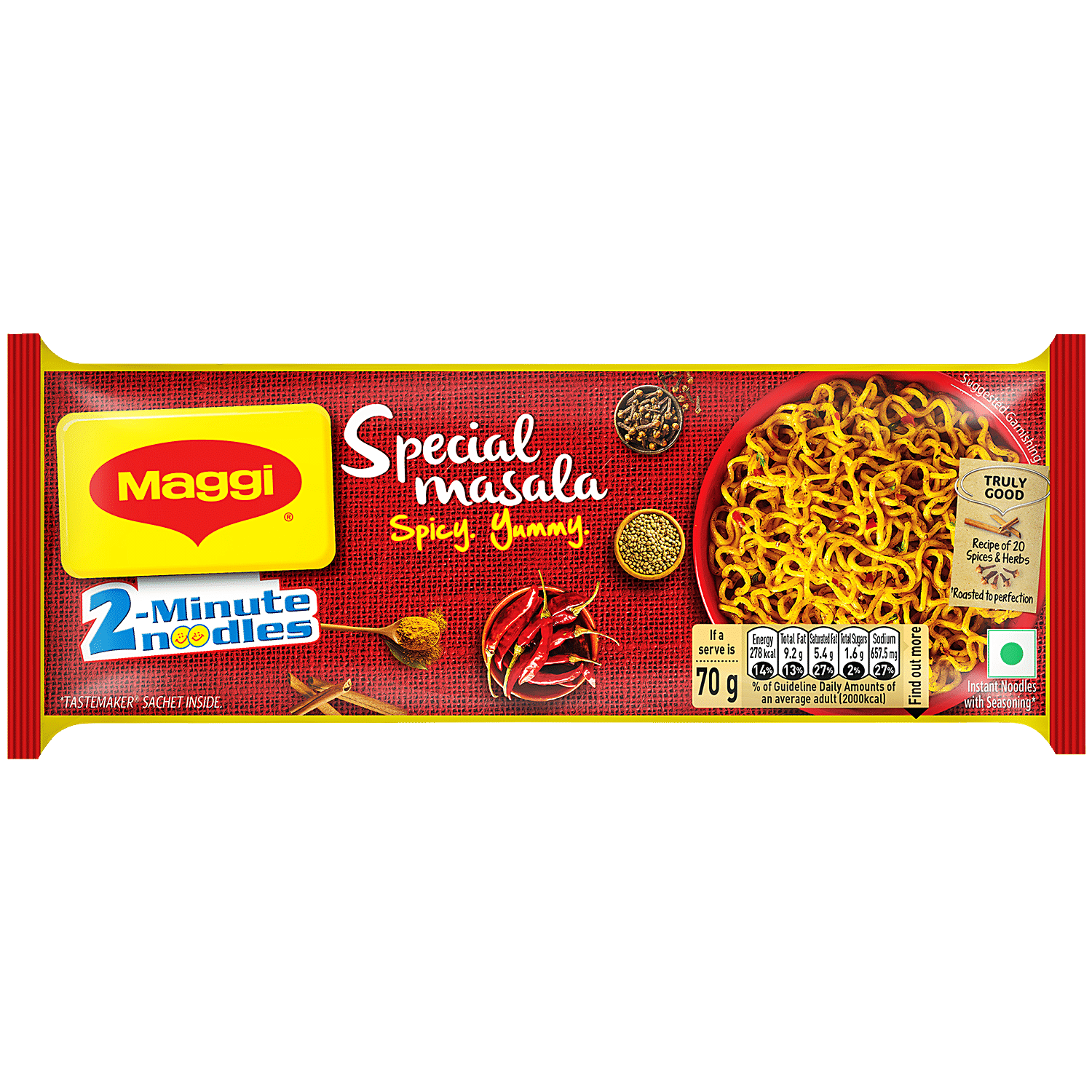 MAGGI 2-Min Masala Instant Noodles, 280 g