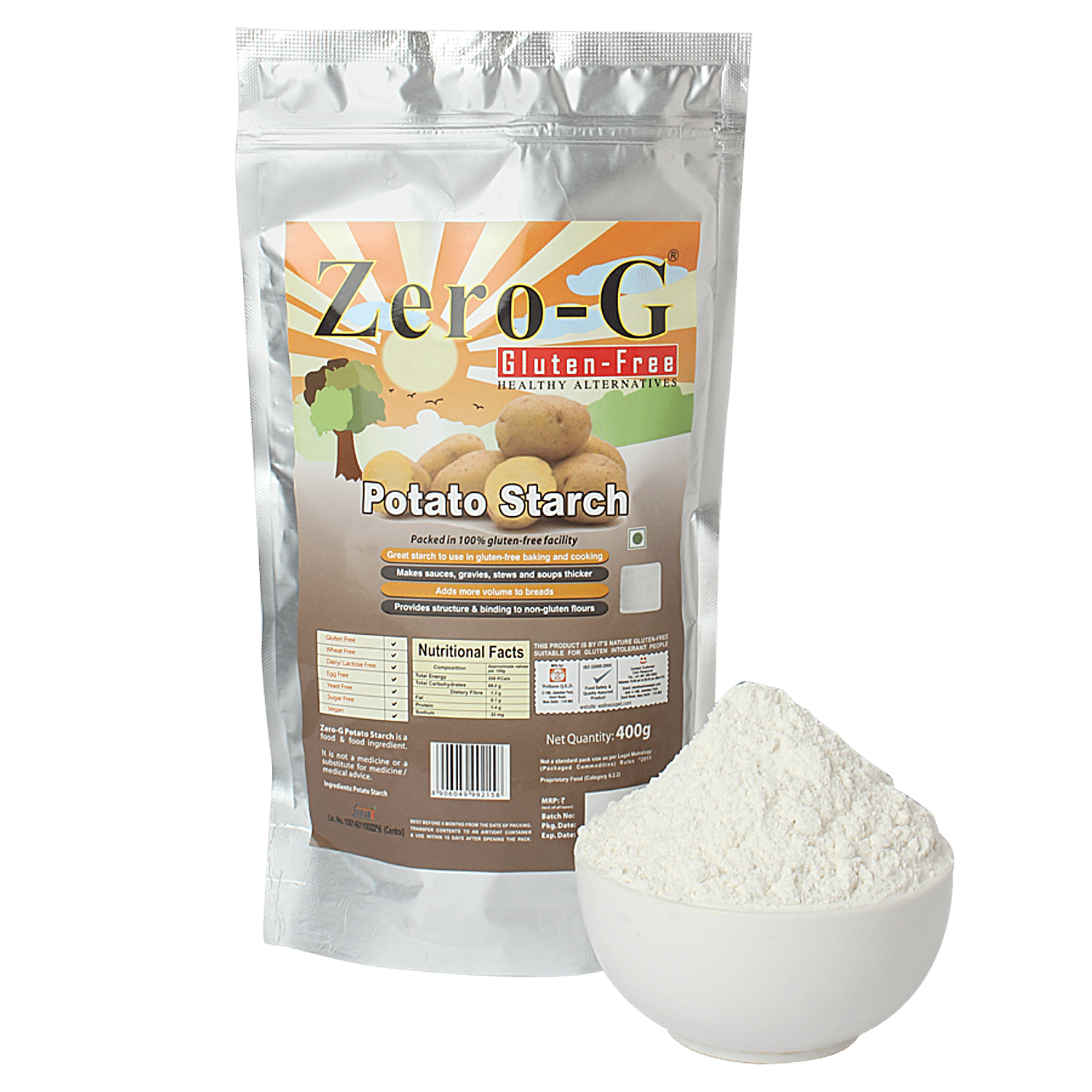  2 Bags of 500g Bột Sắn Dây Tuệ Hãi, Arrowroot Starch, 100%  Natural Product : Grocery & Gourmet Food