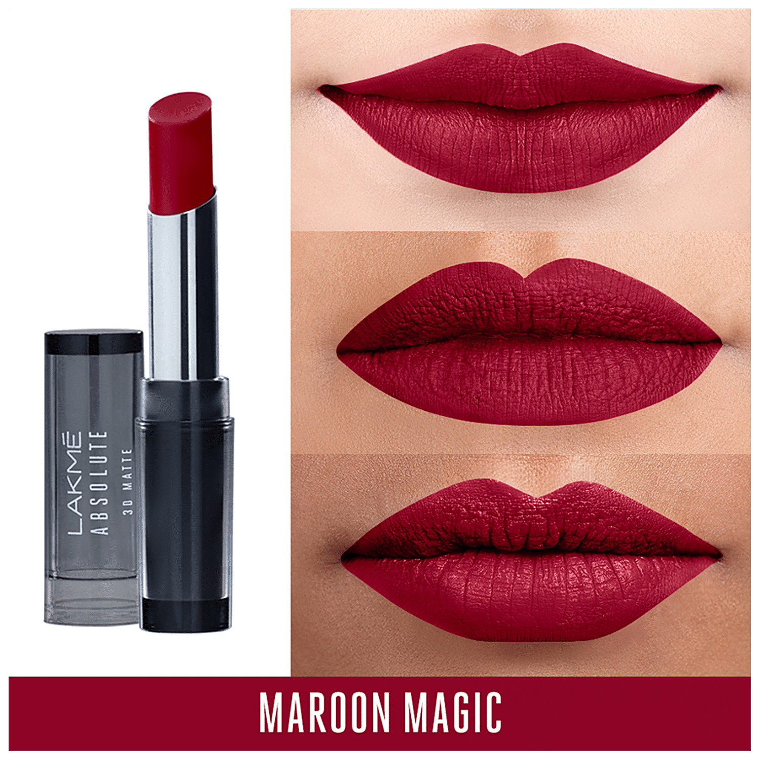 lakme maroon lipstick