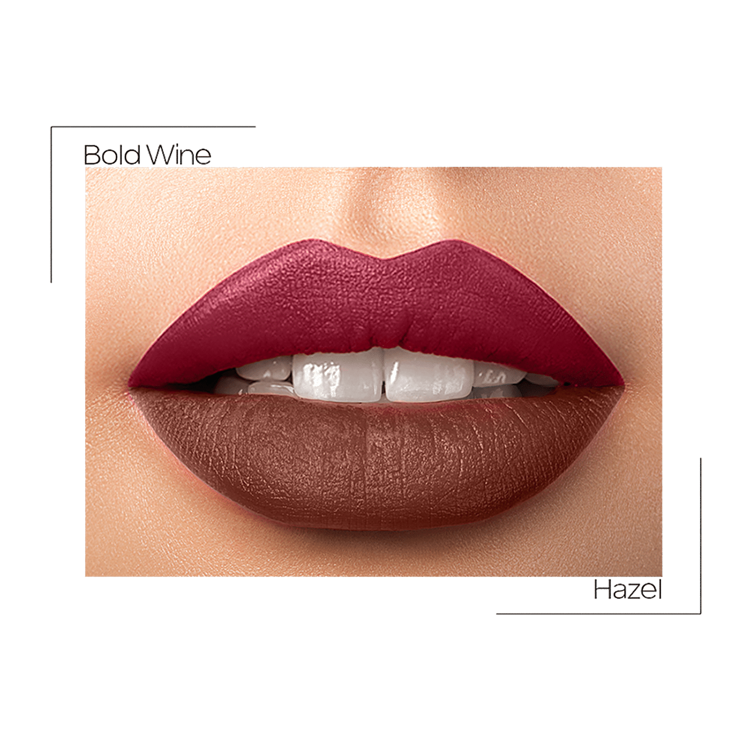 bold wine lipstick