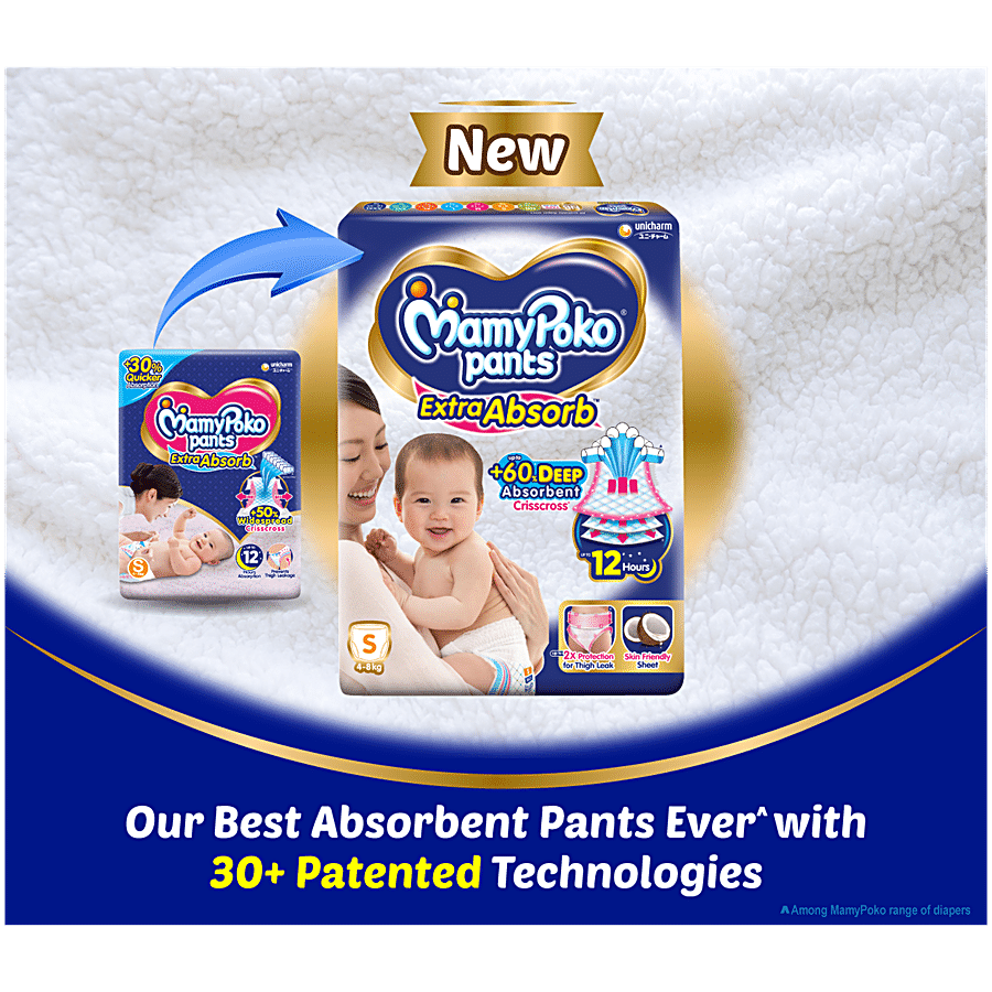 Buy Mamypoko Pant Diapers - Standard, XL Online at Best Price of Rs 798 -  bigbasket