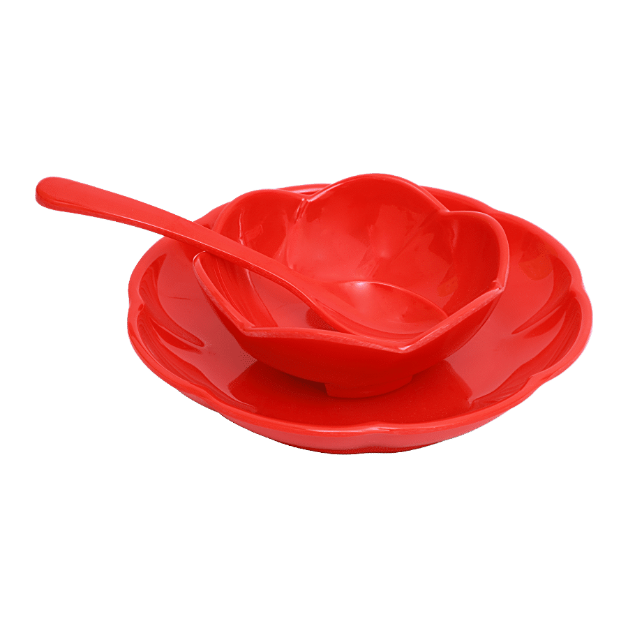 Buy UPC 100% Pure Food Grade Melamine Plastic Snack Serving Bowl Butterfly  Shape Set of 2, Red 600ML/BOWL Online at Best Prices in India - JioMart.