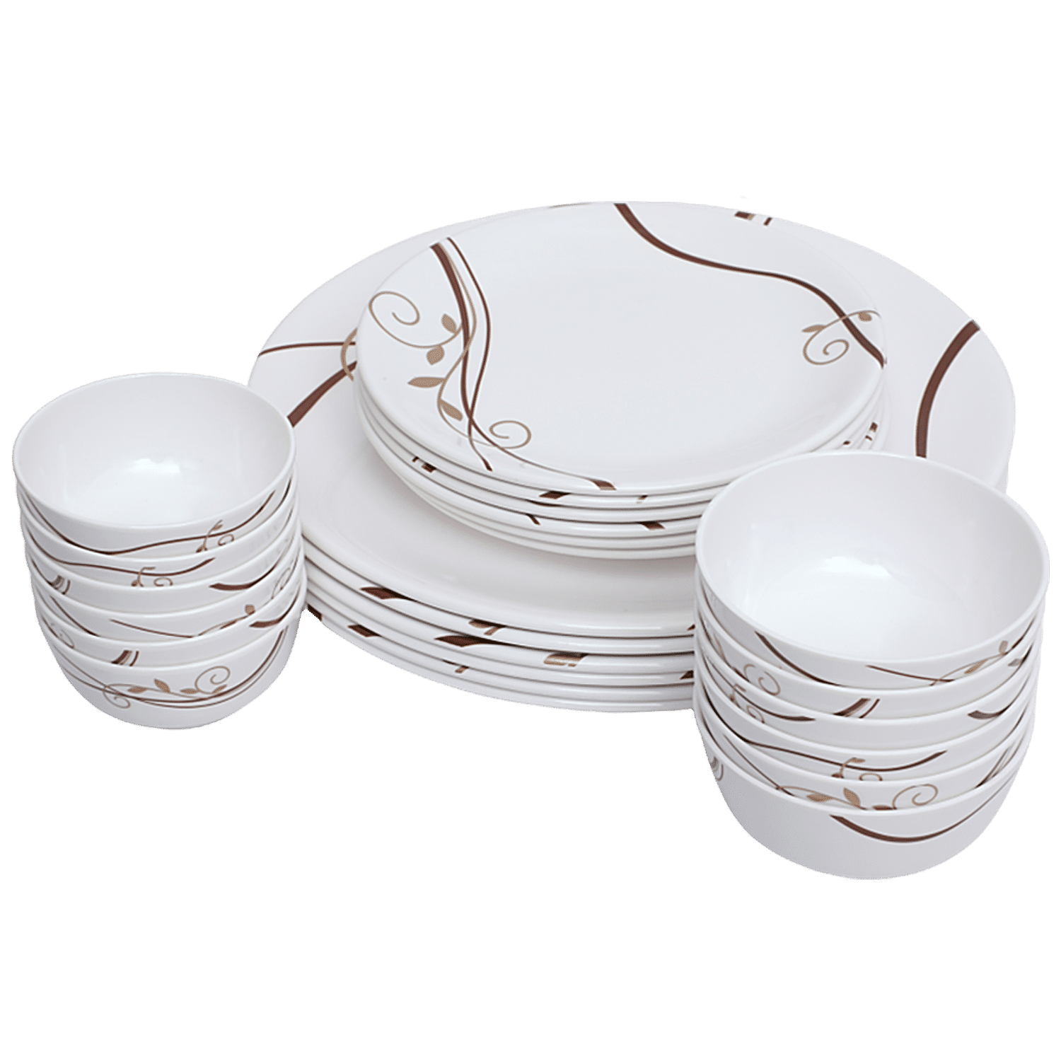 round dinner set