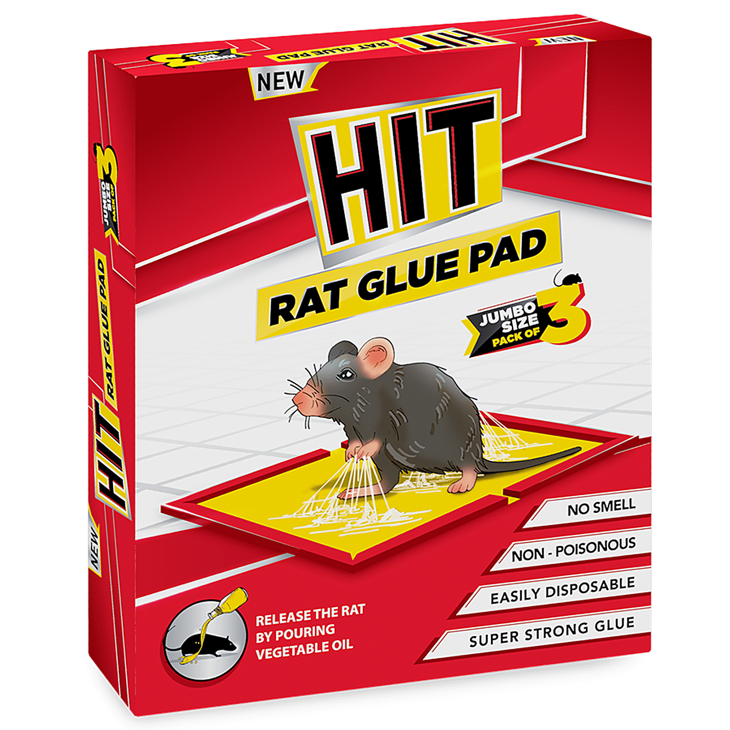 Intruder Speed & Catchy Mouse Glue Trap Pad - Non Toxic, No Smell  (Eco-Small, Pack of 4) Snap Trap Price in India - Buy Intruder Speed &  Catchy Mouse Glue Trap Pad 