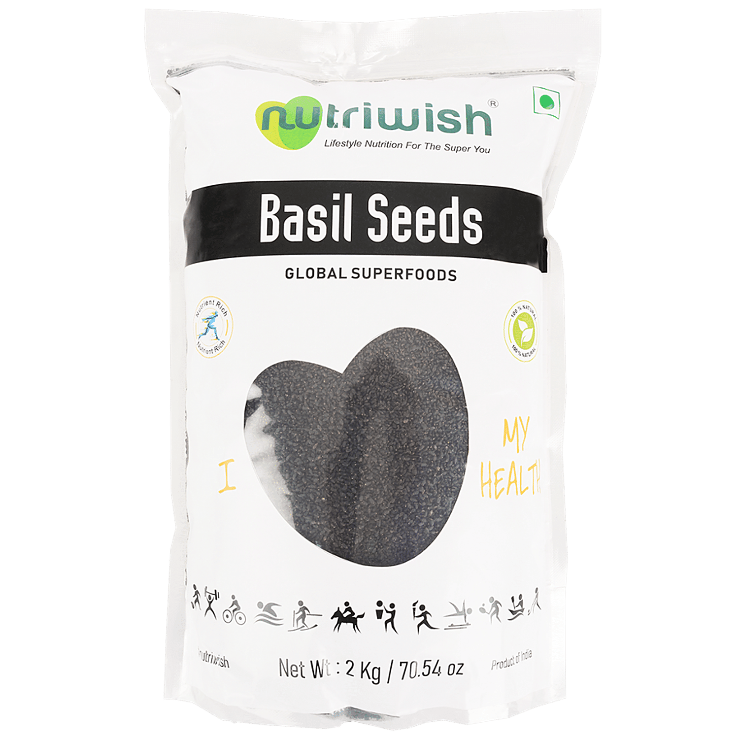 Buy Nutriwish Basil Seeds Online at Best Price of Rs 893 bigbasket