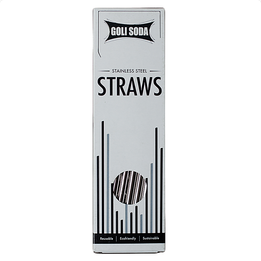 Buy Goli Soda Goli Soda stainless-steel-bent-drinking-straws 10