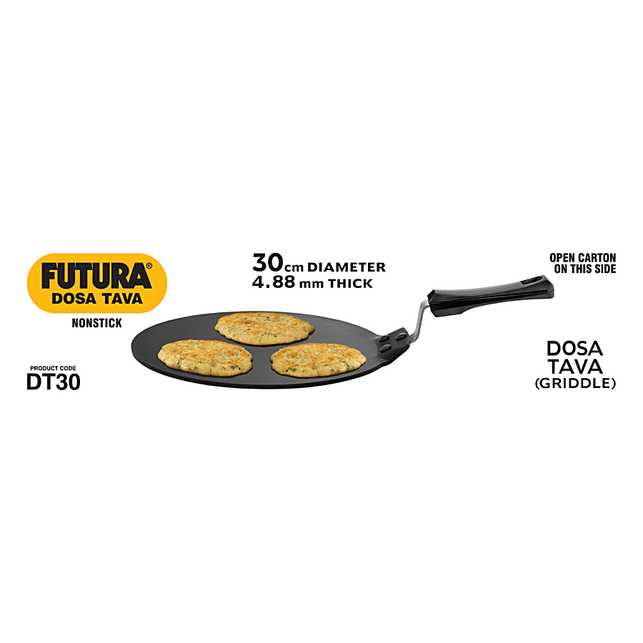 Futura NONSTICK DOSA TAVA, 30cm Diameter, 4.88mm Thick (DT30) 