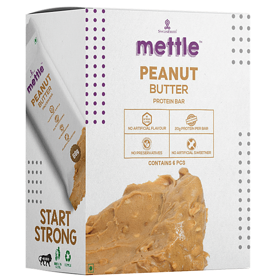 Buy Mettle Mettle Peanut Butter Protein Bar Online at Best Price of Rs 750  - bigbasket
