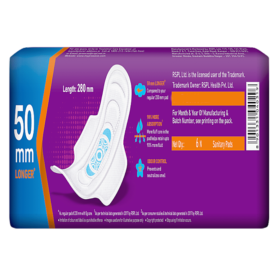 Buy Pro-ease Sanitary Pads - Go XL Pads, 3X Absorption, Odour
