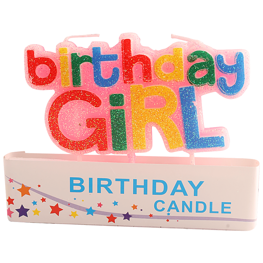 Buy SE7EN Birthday Girl Candle - For Cake Decoration, Red Online ...
