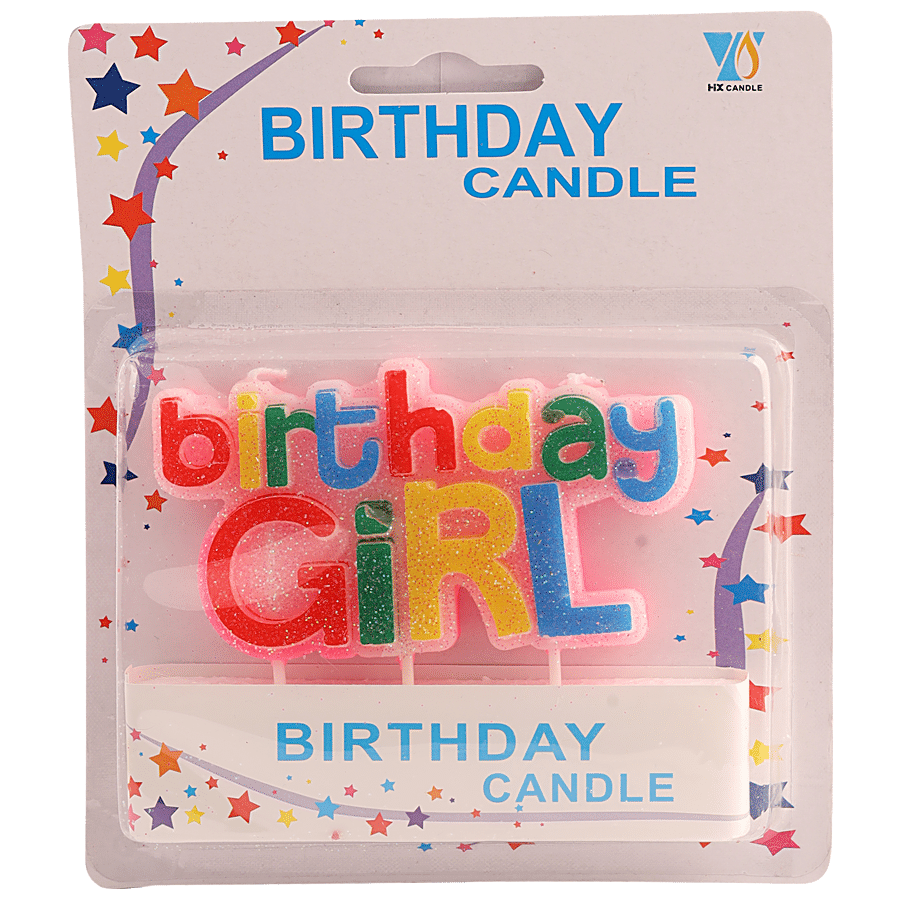Buy SE7EN Birthday Girl Candle - For Cake Decoration, Red Online ...