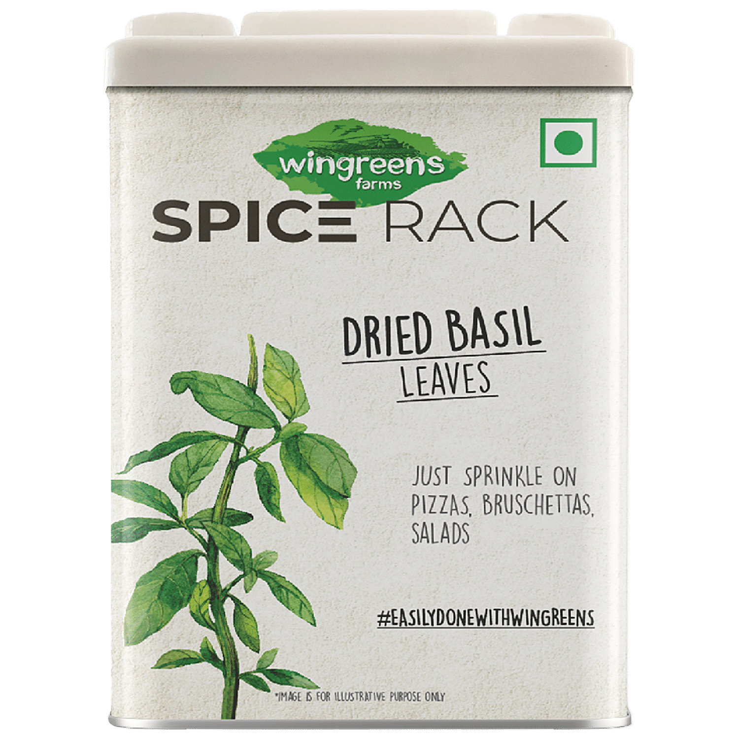 Buy Wingreens Farms Spice Rack Basil Leaves International Herb