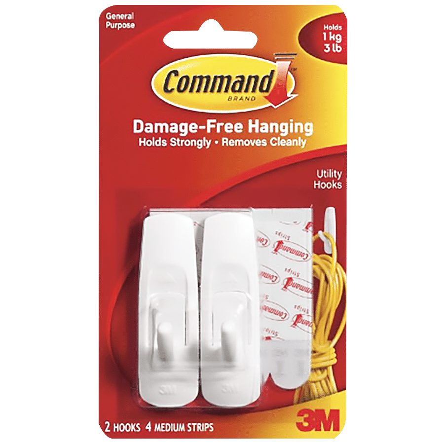 Command Medium Utility Hooks, 2 pcs