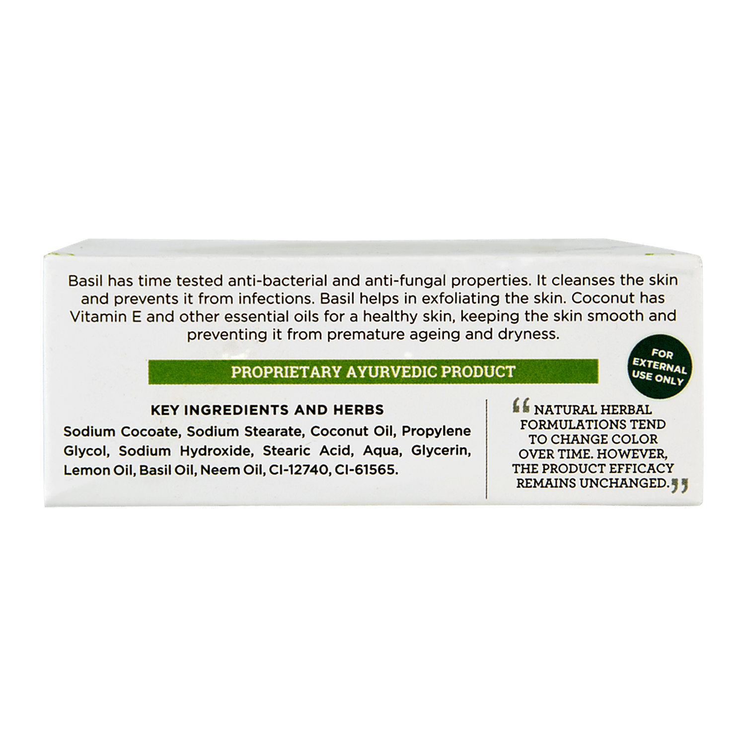 Jiva Ayurveda Basil Soap 100 g