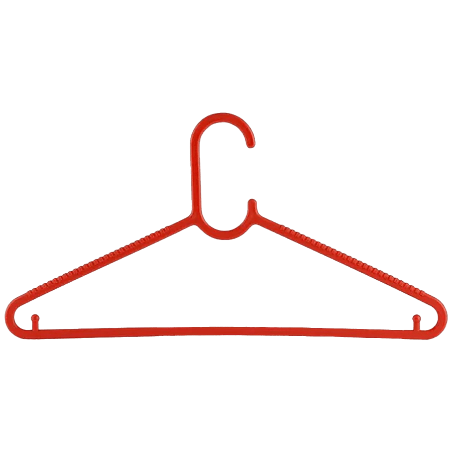 Kids 12 Clear Suit Hanger w/ Clips