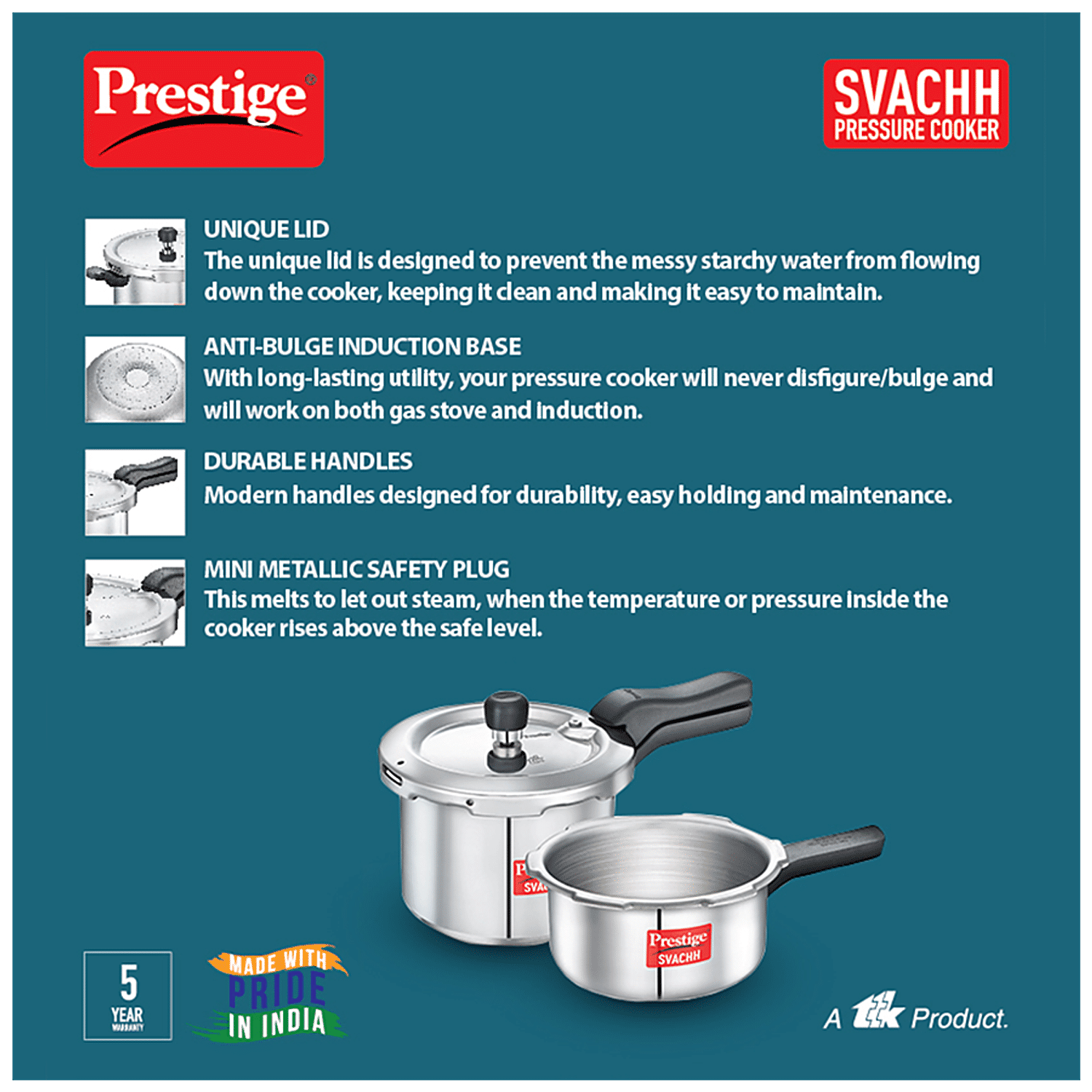 Swachh pressure online cooker