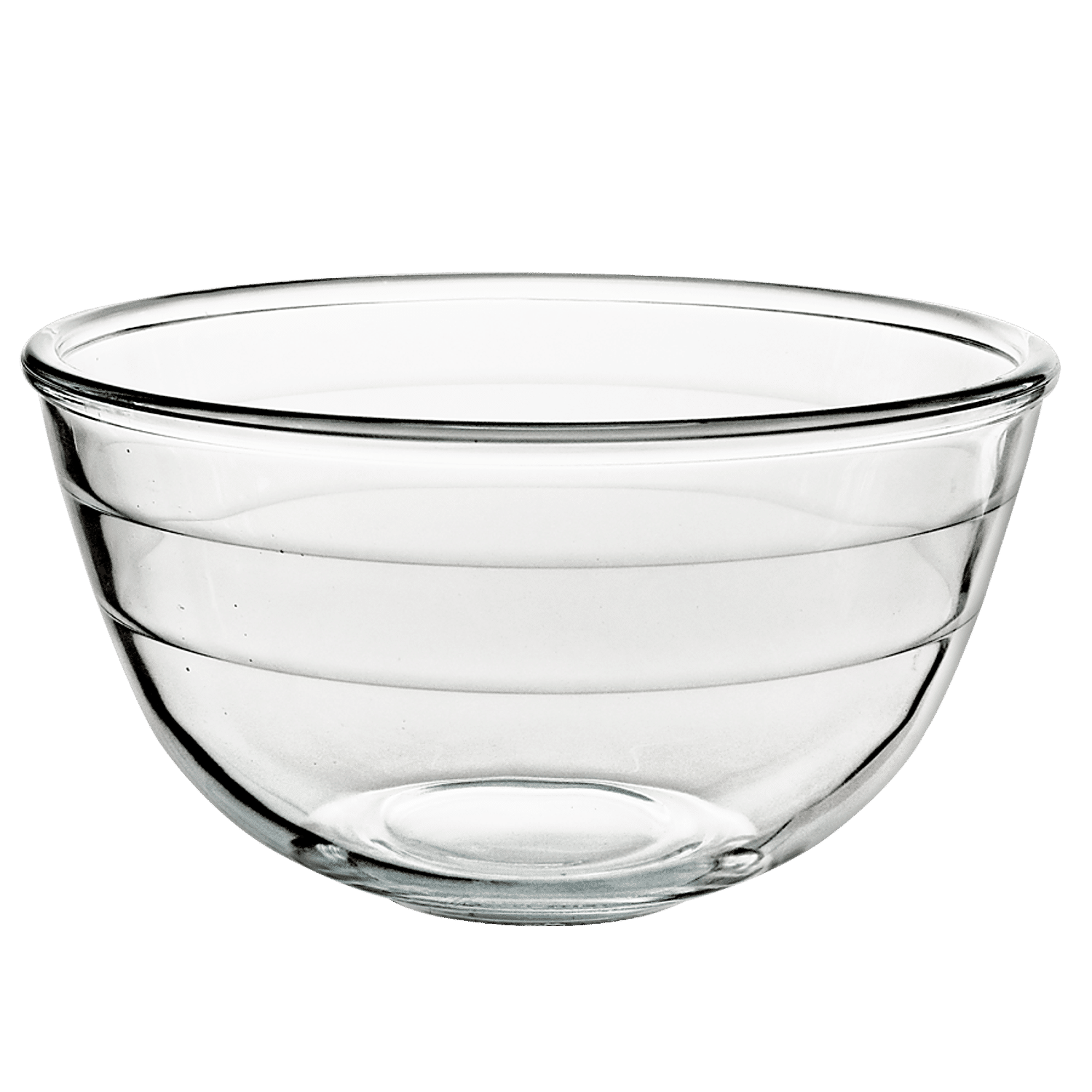 Luvan Borosillicate Clear Glass Mixing Bowls