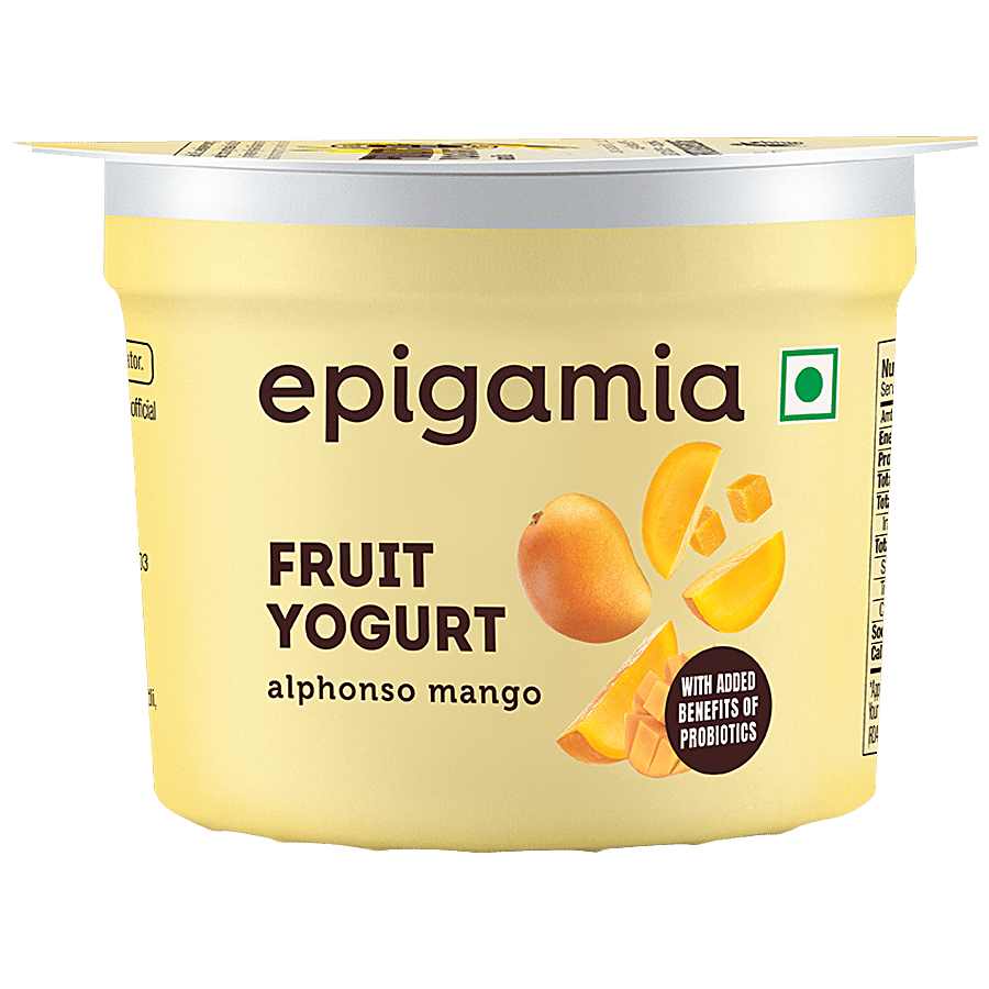 Epigamia Fruit Yogurt - Alphonso Mango 75 g Cup