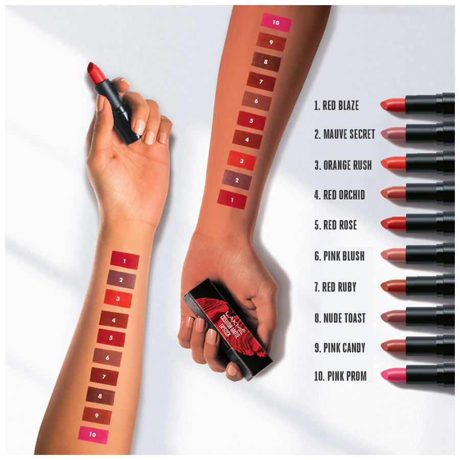 lakme lipstick code