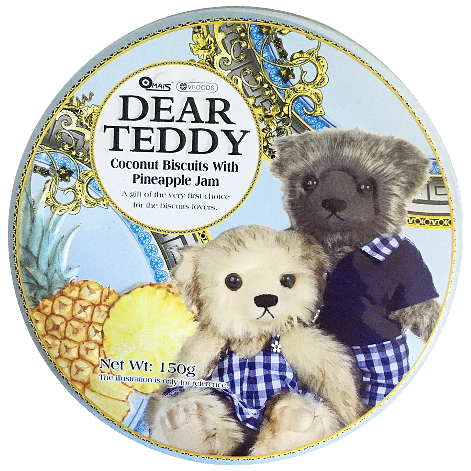 Buy V Fooods Dear Teddy Coconut Biscuits With Pineapple Cream Online At Best Price Of Rs 175 Bigbasket