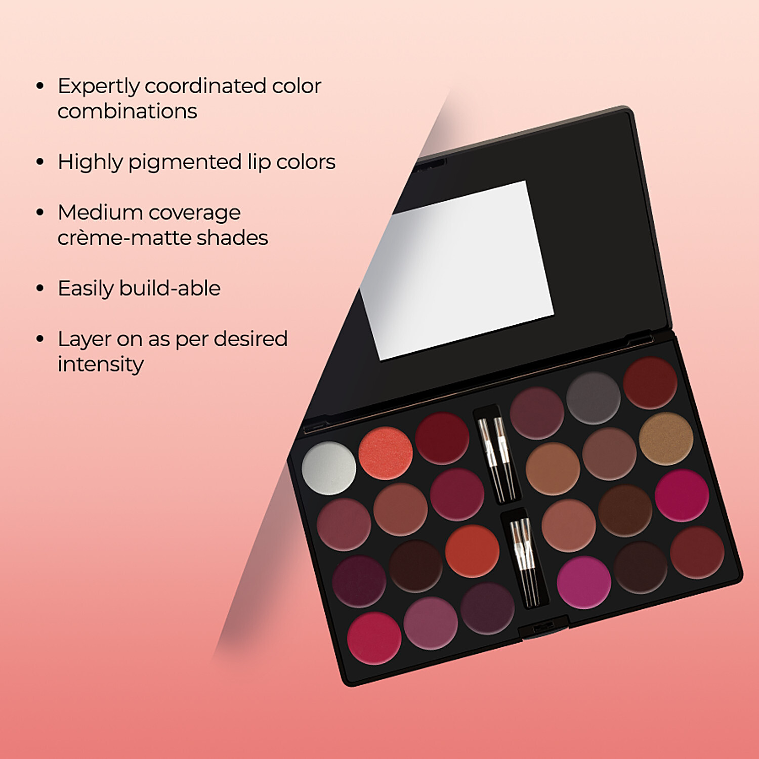 miss claire professional lip color palette