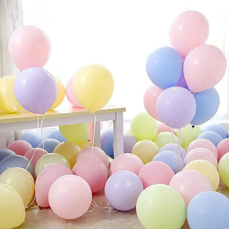 Buy Hankley Premium Pastel Coloured Balloons With Strings - For Birthday,  Decorations Online at Best Price of Rs 169 - bigbasket