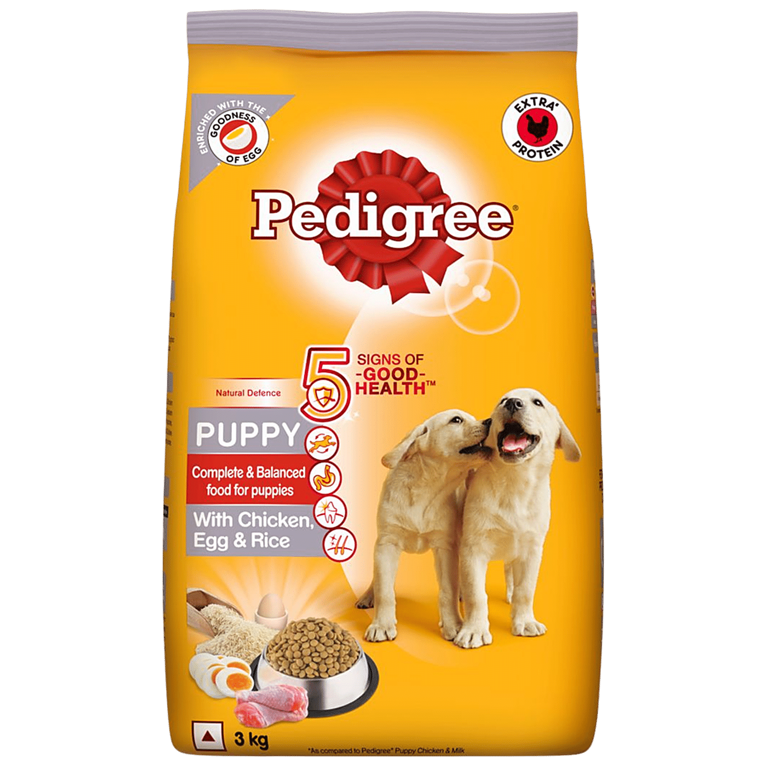 Buy Pedigree Puppy Dry Dog Food Chicken Egg Rice Online at