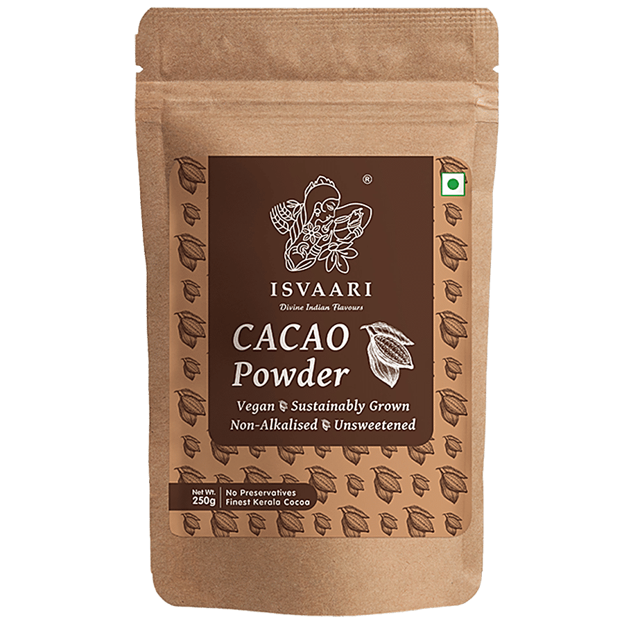 Buy Isvaari Cocoa Powder - Non-Alkalised Online at Best Price of Rs 450 -  bigbasket