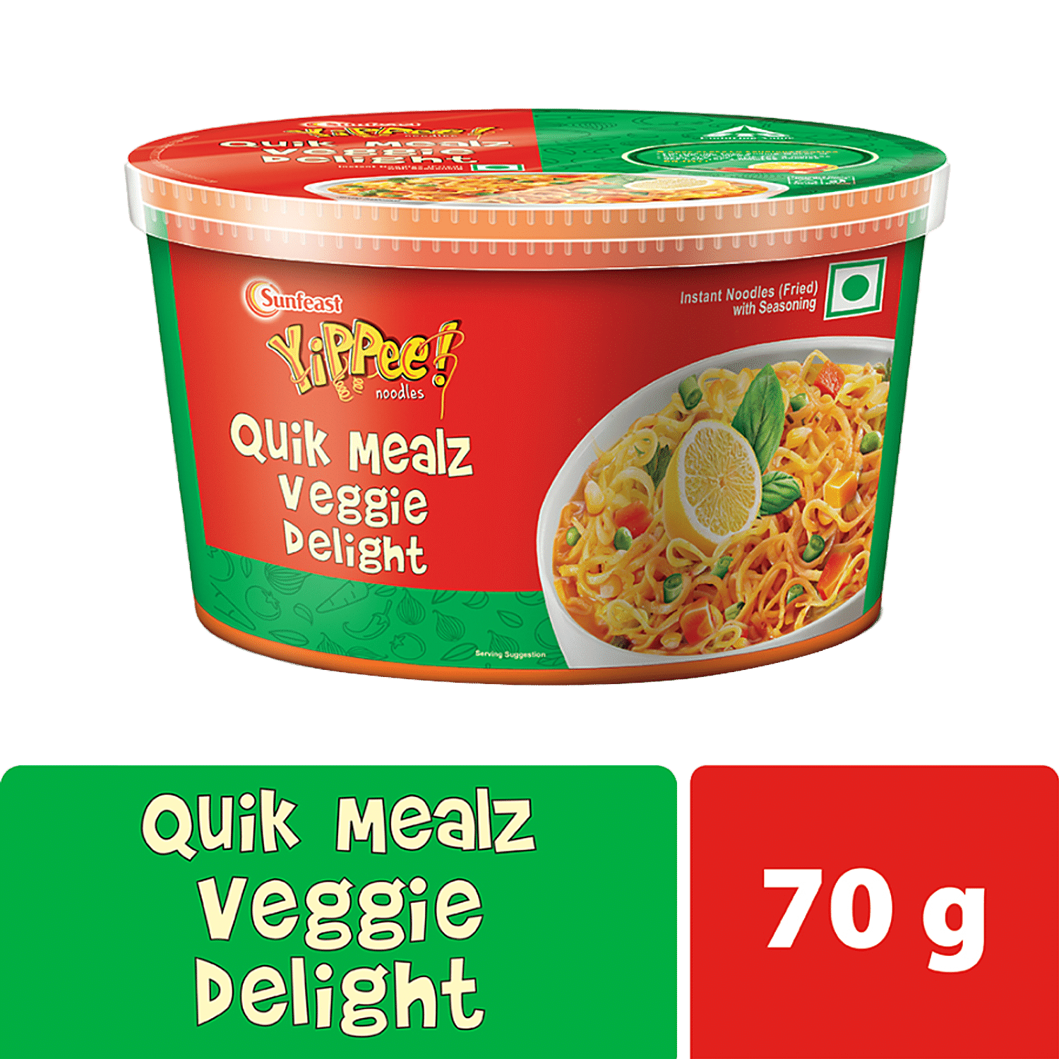 Buy Sunfeast YiPPee! Quik Mealz - Veggie Delight, Instant Noodles Bowl  Online at Best Price of Rs  - bigbasket