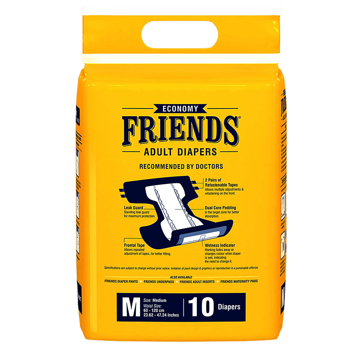 Friends XL Adult Diapers at Rs 310/packet, Friends Adult Diapers in  Chennai