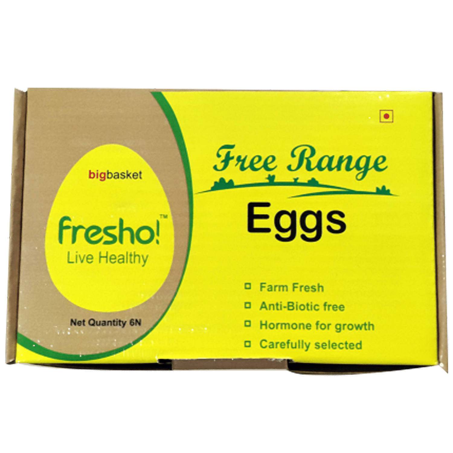 Buy Fresho Free Range Eggs Online at Best Price of Rs 119 - bigbasket