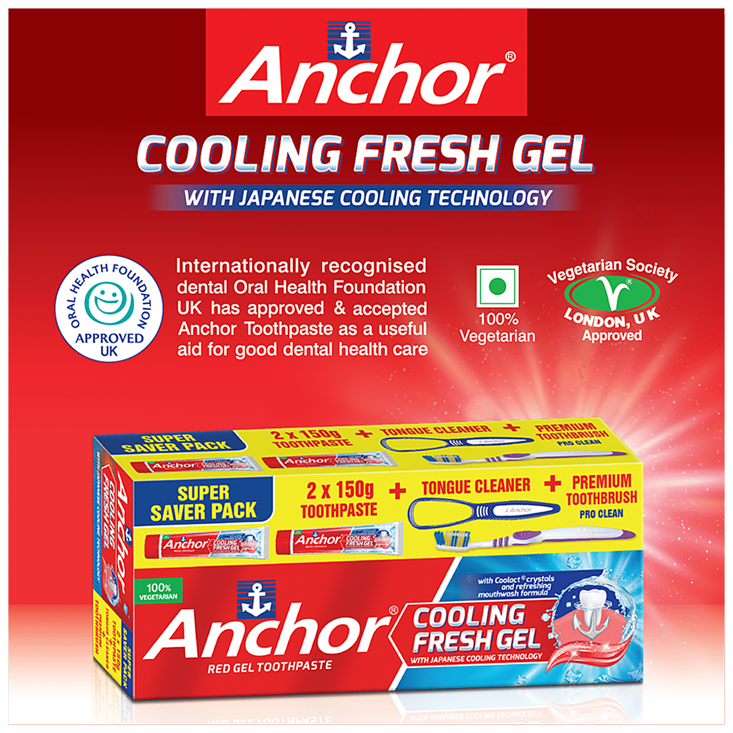 anchor red gel toothpaste