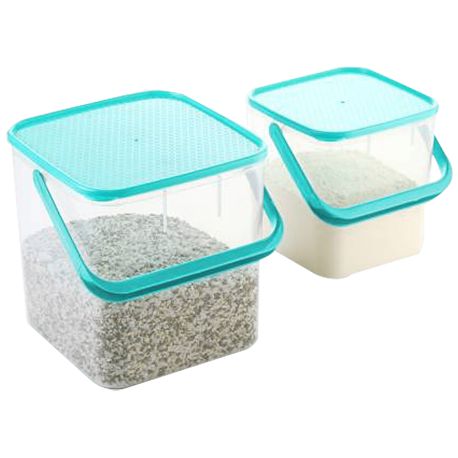 Buy Polyset Magic Seal Storage Containers - Plastic, Square, Royal Blue,  High Quality, Sturdy Online at Best Price of Rs 275 - bigbasket